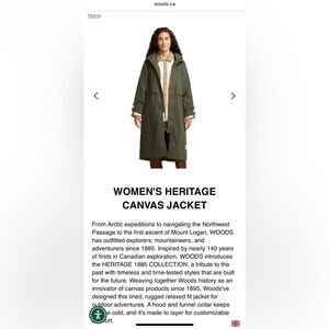 Woods Heritage Canvas Jacket